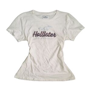 Y2K Hollister White Tshirt